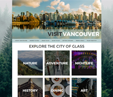 tourism sample website