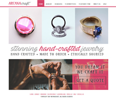 jewelry store sample website